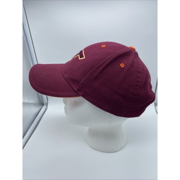 Virginia Tech Hokies Maroon Cap Hat VT Hook & Loop NCAA Signatures - Picture 5 of 9